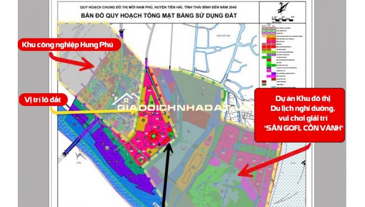 Bán đất tại NAM PHÚ – TIỀN HẢI – THÁI BÌNH giá chỉ 1.8 tỷ