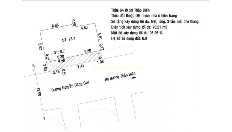 Bán Nhà Mặt Tiền 5 Nguyễn Đăng Giai , P.Thảo Điền, Q2