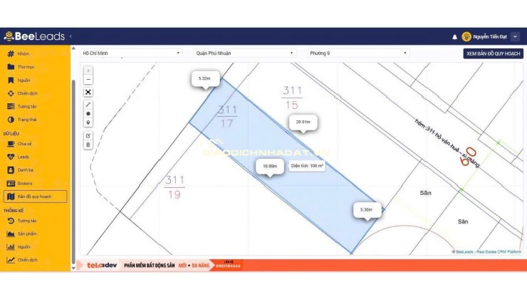 Chính Chủ Bán Mặt Tiền Hoàng Minh Giám, P.9, Q. Phú Nhuận. DT: (5x20m), Giá Chỉ 23 Tỷ. Liên Hệ: O911.16O.692