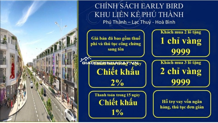 CƠ HỘI ĐÓN SÓNG ĐẦU TƯ F0 – SÁT KCN PHÚ THÀNH – CHI NÊ – HÒA BÌNH