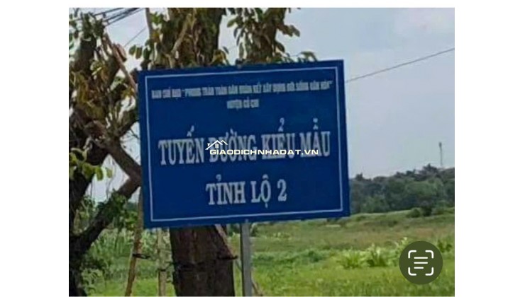 BÁN ĐẤT + NHÀ CẤP 4 TRUNG TÂM CỦ CHI – MẶT TIỀN ĐƯỜNG TL2 – 370M2 CHỈ 7.7 TỶ. LH:0338997877.