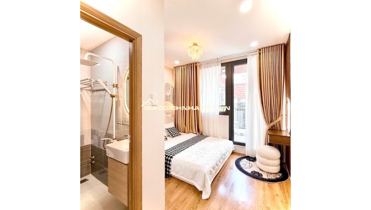4 Tỷ nhỉnh: Nhà Quận 3- ngay bờ kè Hoàng Sa- Ngang gần 4m, 3 Tầng Full nội thất mới. VŨ 0933910039