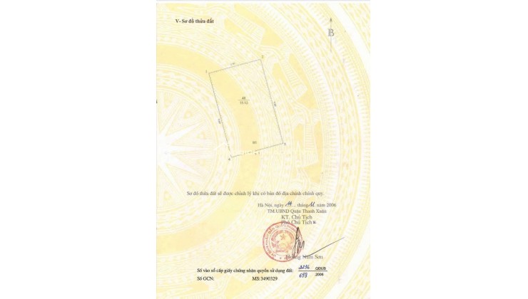 NHÀ MẶT PHỐ TRUNG TÂM QUẬN THANH XUÂN. 36x4T