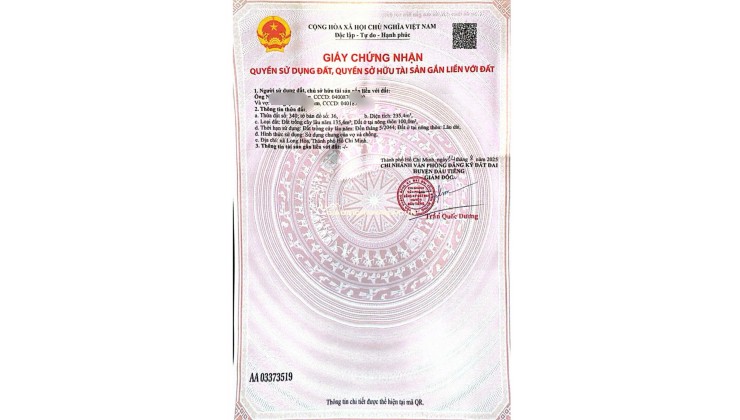 ĐẤT ĐẸP GIÁ TỐT – ĐT750 DẦU TIẾNG BÌNH DƯƠNG