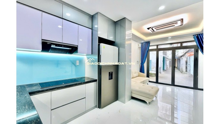 4Tỷ 680: Phường Tân Định Quận 1- Nở hậu 4.1m- Căn góc 2 Tầng 2 Phòng ngủ FULL nội thất. 0933910039