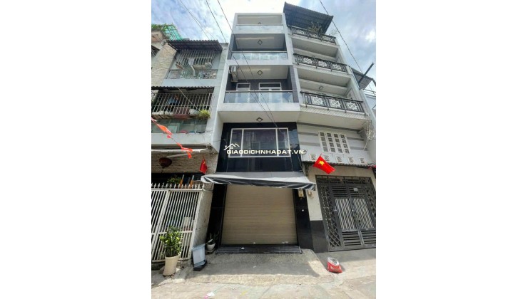 HẺM XE TẢI - PHẠM VĂN ĐỒNG , BÌNH THẠNH ,  XE HƠI NGỦ TRONG NHÀ-NHÀ MỚI 5 TẦNG 8.5 TỶ
