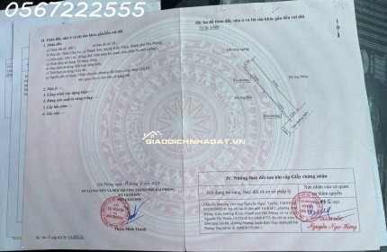 Bán đất Cẩm La, xã Thanh Sơn, huyện Kiến Thụy, Hải Phòng.