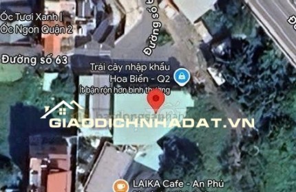 Bán Nhà Mặt Tiền 84-78 An Phú. Q2