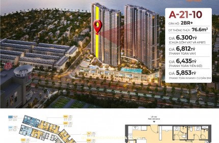  CĂN HỘ VIEW PHÁO HOA – 2 PHÒNG NGỦ CỘNG – MASTERI ĐÀ NẴNG 