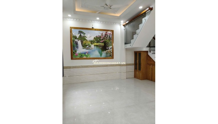 Nhà 1 trệt 2 lầu 12x8,5 Xây dựng 8x8,5 BTCT 4PN 4WC, có Gara Ô tô riêng