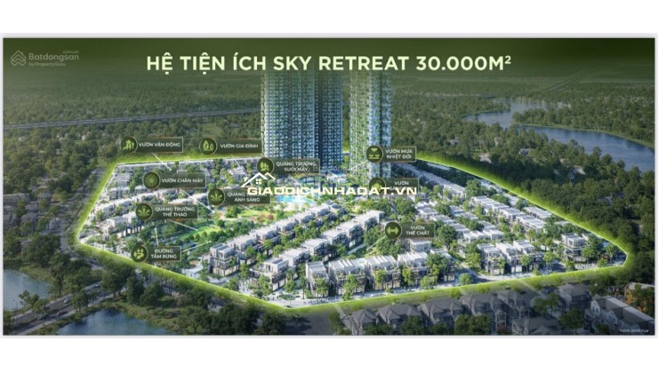 Căn hộ 1 phòng ngủ Eco Retreat 38m2 1PN 1WC Sky Retreat, Quỹ hàng ưu tiên