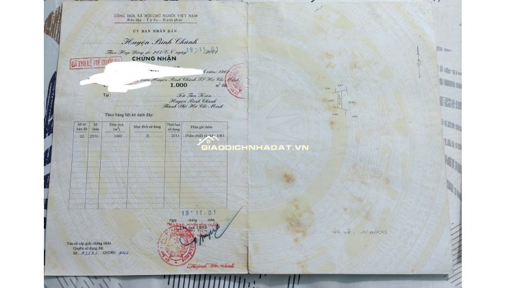 Cần Bán 2950m2 đất trồng cây lâu năm ở ấp 23 Tân Nhựt Bình Chánh