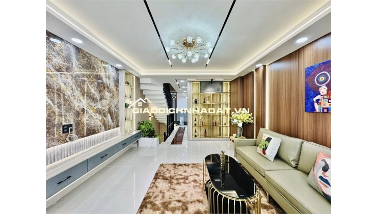 Nhà mới 5 Tầng, Thang máy – Phan Huy Ích, Gò Vấp – View Kênh Tham Lương cực VIP – Chỉ 10.8 tỷ