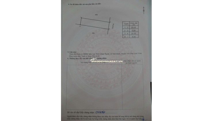 Bán đất nền tại Vĩnh Phúc