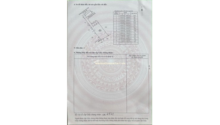 Bán lô đất thổ lúa làm nhà vườn giá 1,65 tỷ
