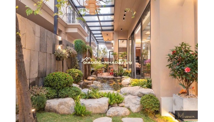 Bán liền kề xẻ khe 3 mặt thoáng, giống biệt thự song lập, giá rẻ MTG