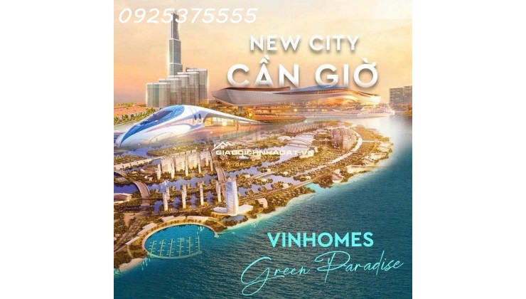 Vinhomes Cần Giờ đại đô thị 2870hecta lớn nhất Việt Nam. Nhận booking và giữ giá tốt ngay từ khi làm móng.