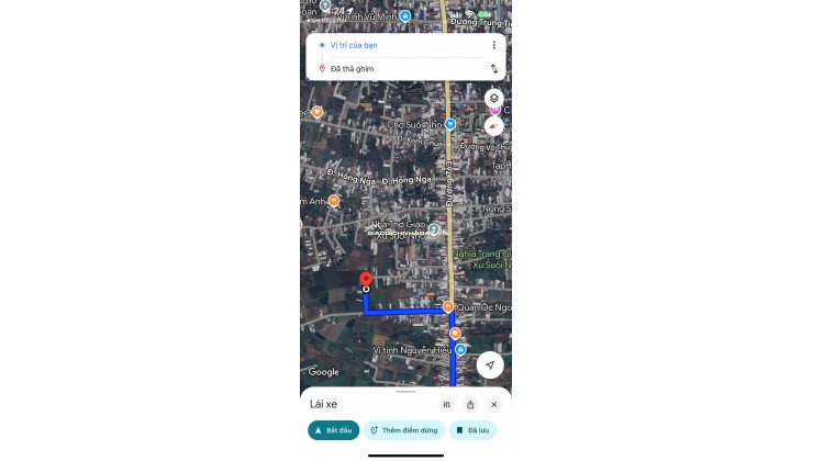 Lô đất 1000m² (ngang 10m), sổ hồng riêng, đường 3m, gần Chợ, Nhà Thờ Suối Nho