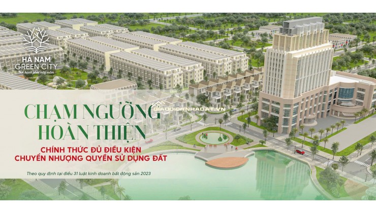 bán đất nền chính CĐT dự án Hà Nam Green City