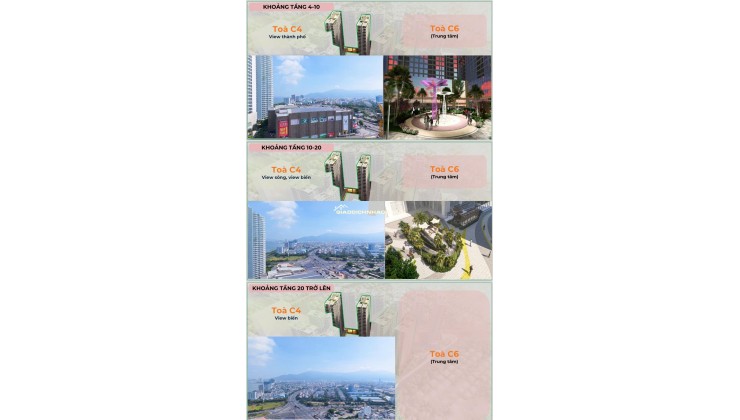 Căn hộ 1 phòng ngủ tại dự án Capital Square Đà Nẵng – Tòa C6 Kings Place