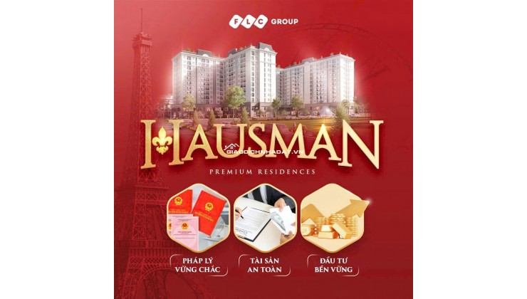 Căn ngoại giao tầng đẹp tại Hausman Premium Residences Đại Mỗ