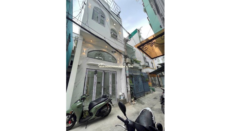 Hẻm Xe Hơi  4m - 1 Căn Ra Mặt Tiền Hoa Đào .