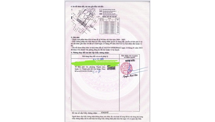  BÁN NHÀ 1 TRỆT 1 LẦU CHÍNH CHỦ – GIÁ 6 TỶ (Thương lượng)