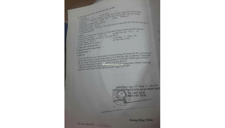 Chính Chủ Bán Mặt Tiền Bình Quới, P.27, Bình Thạnh: 8.2x24.5m, Giá Tốt Chỉ 48 Tỷ!