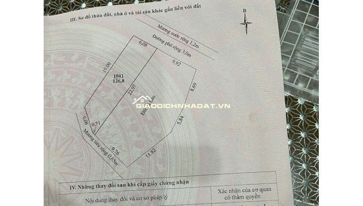 CẦN BÁN LÔ ĐẤT ĐẸP – PHƯỜNG QUẢNG HƯNG - TP.THANH HÓA