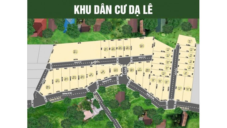 Mở bán khu phân lô 50 lô tại đường Dạ Lê chỉ bỏ ra 200tr là sở hữu ngay, Đã có sổ