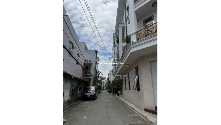 NHÀ HẺM XE HƠI VƯỜN LÀI – TRỆT 2 LẦU + ST – KHU VIP DÂN TRÍ CAO. LH:0908693110.
