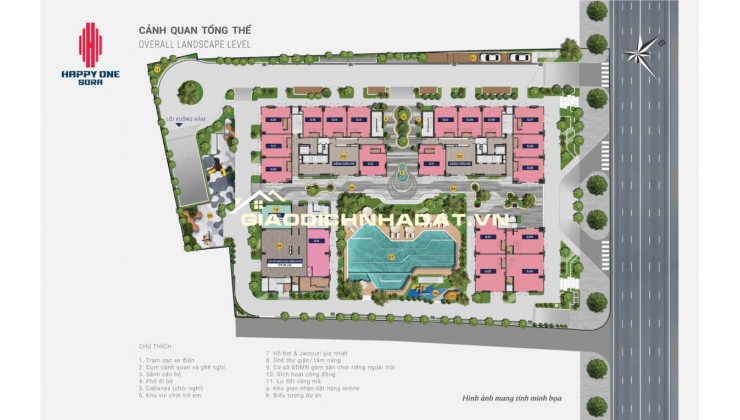 MỞ BÁN CĂN HỘ HAPPY ONE SORA THỦ ĐỨC, NỘI THẤT CAO CẤP, 69M2, TỪ 3.2 TỶ. LH:0987225871.