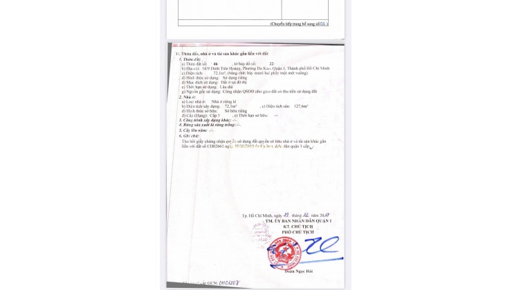 Bán Nhà Hẻm Xe Hơi 16/9 Đinh Tiên Hoàng, Tân Định