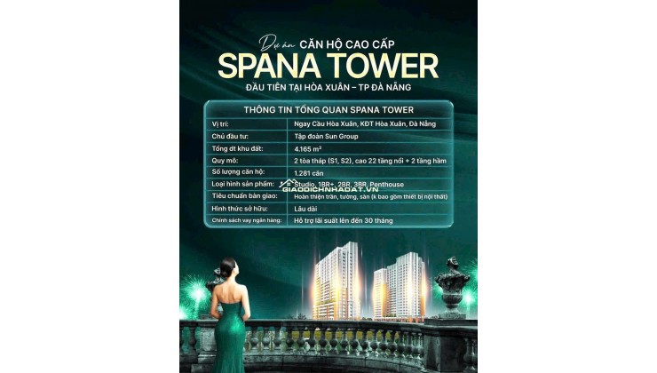 BOOKING SỚM SPANA TOWER – NHẬN NGAY CHIẾT KHẤU 5% VÀ ƯU ĐÃI LÃI SUẤT 0%