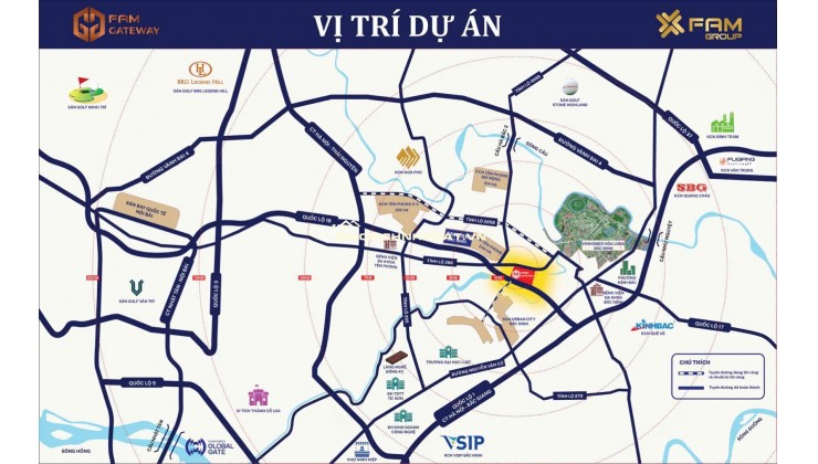 Bán đất nền shophouse và liền kề khu vực Đông Phong-Yên Phong-Bắc Ninh giá chỉ từ 40tr/m2