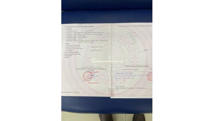 ĐẤT ĐẸP XÃ TÂN CHÁNH THỊ TRẤN CẦN ĐƯỚC GIÁ CỰC RẺ