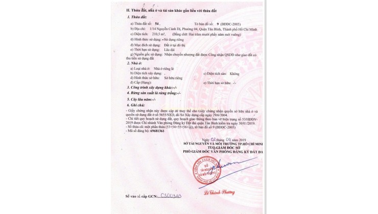 Bán Nhà Hẻm Xe Hơi 1/14 Nguyễn Cảnh Dị, Tân Sơn Nhất