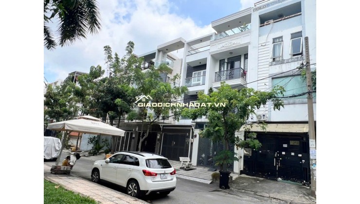 Nhà Phan Huy Ích 4 tầng, 80m2 ngang 4.5m dài 18m, 5PN, hẻm xe tải đậu, Gọi ngay 0934807985