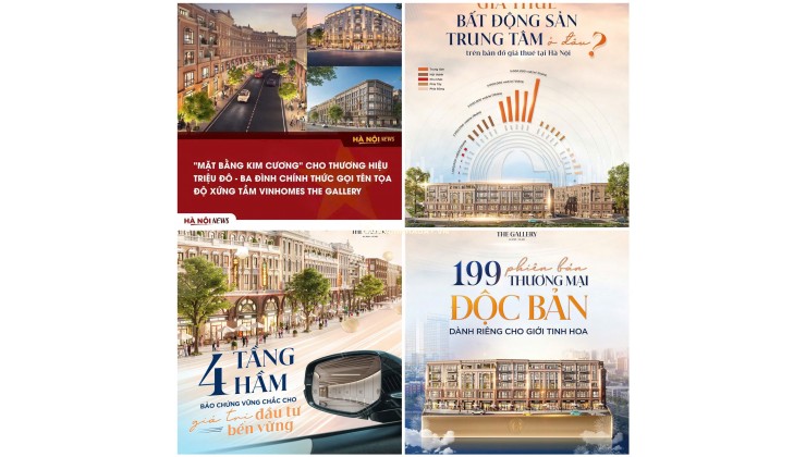 VINHOMES THE GALLERY - LGU1.GUM-1X – TÂM ĐIỂM NỘI KHU - KINH DOANH ĐẮC LỢI