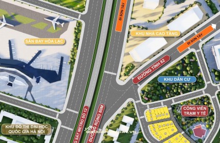 26 THỬA ĐÔ THỊ HÒA LẠC – NẮM TRỌN ĐÒN BẨY TỪ QUỐC LỘ