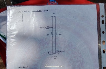 Bán đất phía sau chợ Thái Bình, 300m2 sẵn thổ cư, sổ sẵn, sang tên chỉ từ 285tr