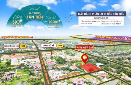 Mặt tiền : 5,5m full thổ cư .