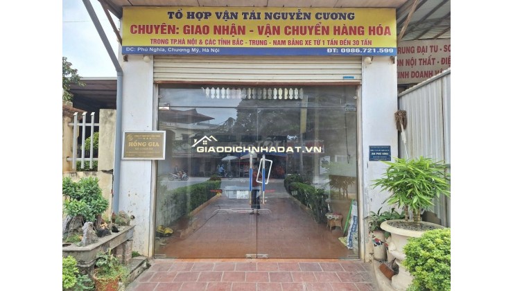 CHO THUÊ NHÀ 70m2 MẶT TIỀN QUÔC LỘ 6 PHÚ NGHĨA CHƯƠNG MỸ CHỈ 5 TRIỆU/THÁNG