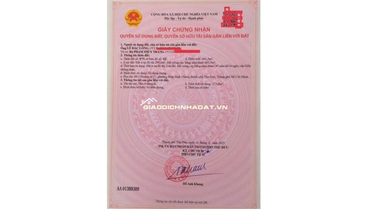 Bán nhà vườn 701m2 vuông vức siêu đẹp ở KDC Hiệp Bình Chánh Thủ Đức