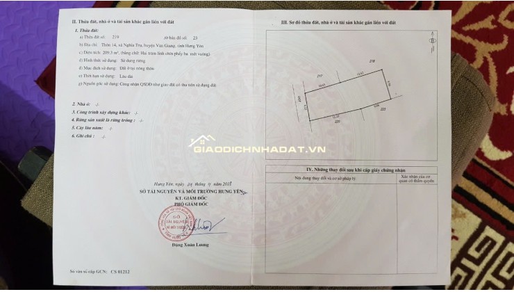 CHÍNH CHỦ CẦN BÁN NHANH – LÔ ĐẤT LIỀN KỀ VINHOMES OCEAN PARK 2