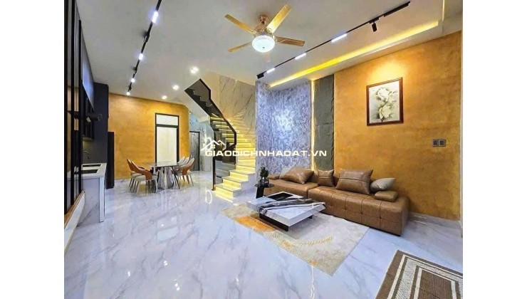BÁN NHÀ 3 TẦNG MẶT TỀN 7M5 HOÀ MINH_7,6 TỶ_FULL NỘI THẤT CAO CẤP