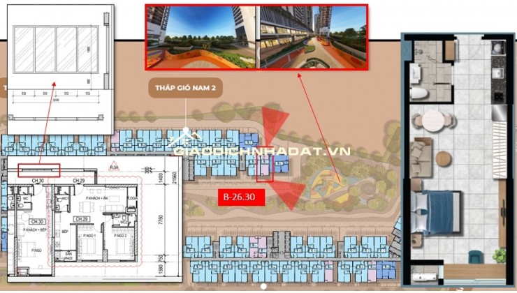 Chính chủ cần bán gấp căn Studio đẹp nhất dự án The Gió Riverside