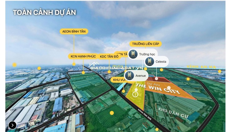 Chỉ với 179 triệu tương đương 15% đến khi nhận nhà, nằm ngay mặt tiền Trần Văn Giàu (DT10)