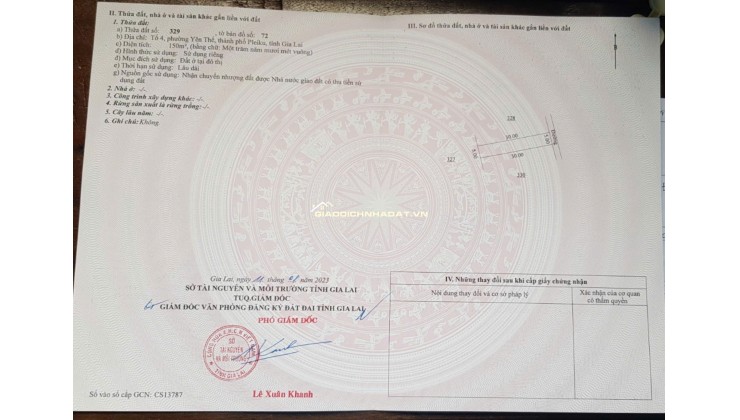 ĐẤT HẺM CHÍNH LÊ VĂN HƯU LIỀN KỀ TRƯỜNG HỌC CẤP 1, CẤP 2 BÙI THỊ XUÂN
