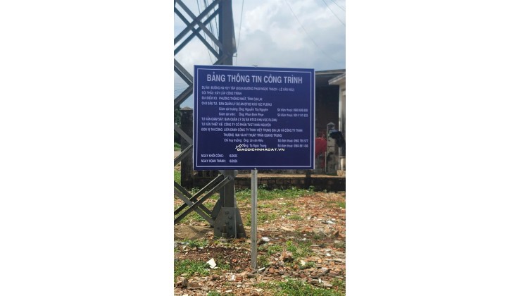 ĐẤT HẺM CHÍNH LÊ VĂN HƯU LIỀN KỀ TRƯỜNG HỌC CẤP 1, CẤP 2 BÙI THỊ XUÂN